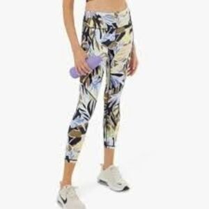 Sweaty Betty Power 7/8 Leggings Sz M Tropical Print